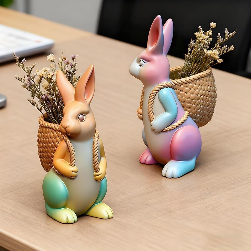 Festival Rabbit Silicone Candle Mold Food Grade Silicone For Epoxy Resin Making Candle Soap Chocolate Holiday Decoration