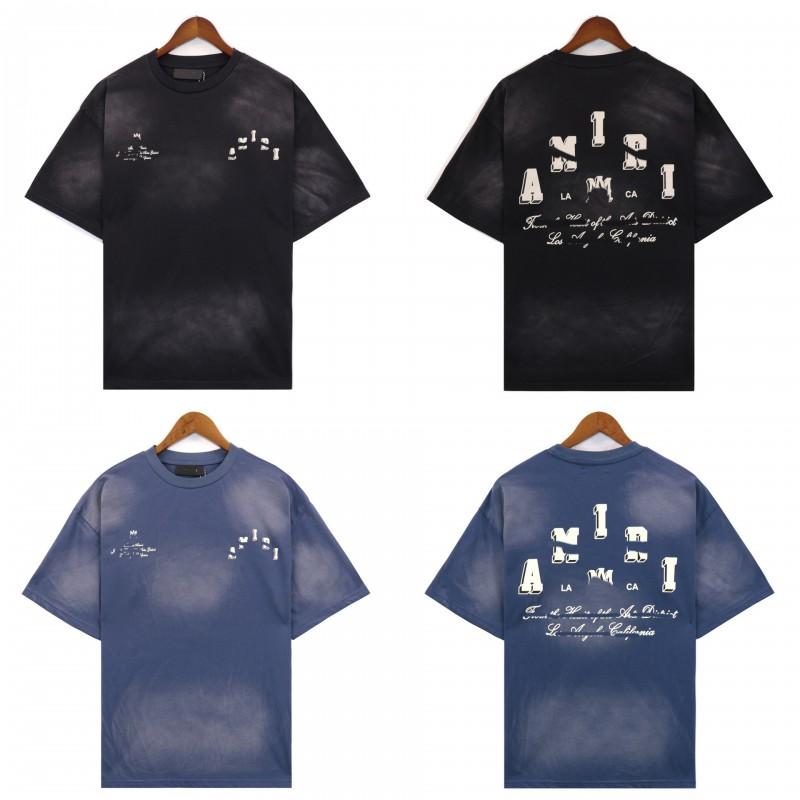 Mens Washed Vintage Loose Fit Cotton Blend T-Shirt Shorts Set Casual Outfit