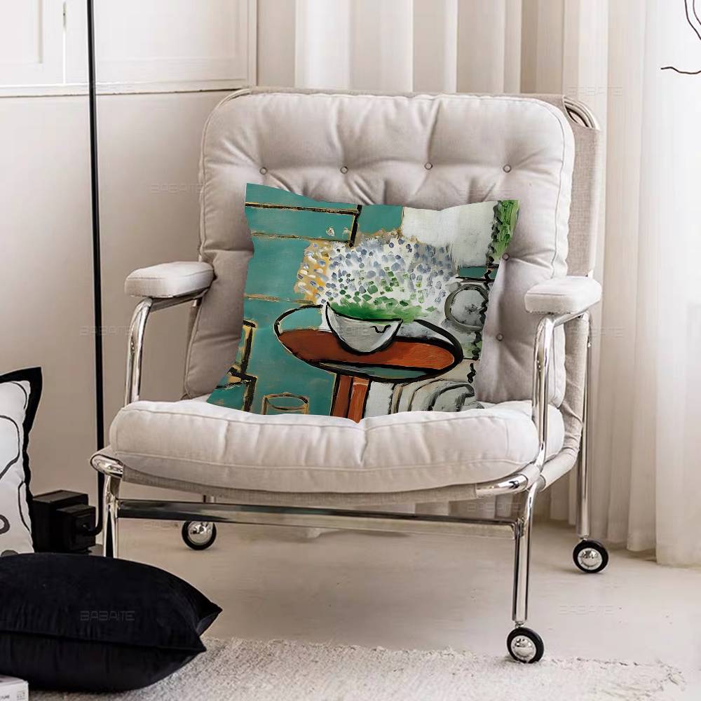 Henri Matisse Art Painting Personalized picture text home decorative pillows Household Gifts 45x45cm