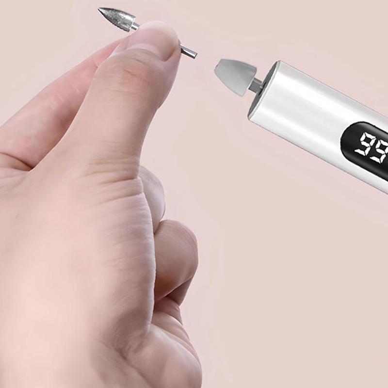 Elektrische Nagelbohrmaschine Mit UV-Lampe Gel-Maniküre-Entferner Nagellackierer-Set Mit Bohreraufsätzen Schleifbändern Nagelzubehör