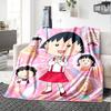 1 Stück Chibi Charakter Abenteuer Flanelldecke, Ultra Weiche Warme Plüschdecke für Zuhause Schlafzimmer Bett Sofa Abdeckung Camping Picknick Geschenk Y7248