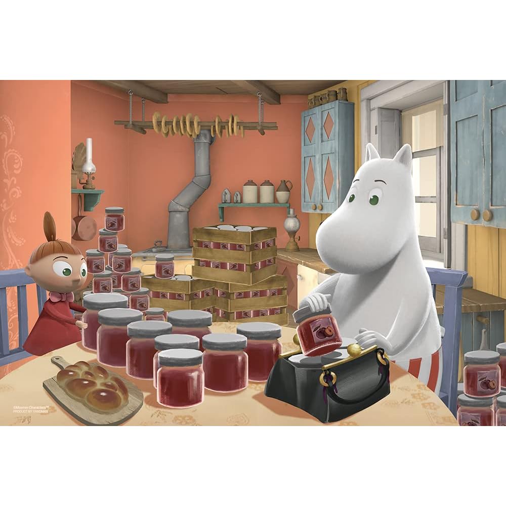 Moomin 300-Piece Jigsaw Puzzle Moominmama s Homemade Jam 26x38cm Puzzle Game