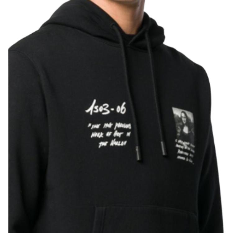 OFF WHITE Basquiat Graphic Hoodie OMBB034S190030051020