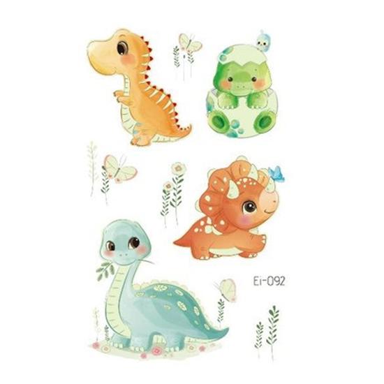 Luminous Tattoo Stickers Temporary Fake Tattoos Kid Glow Paste On Face Arm Leg for Children Body Art Mermaid Dinosaur Sticke