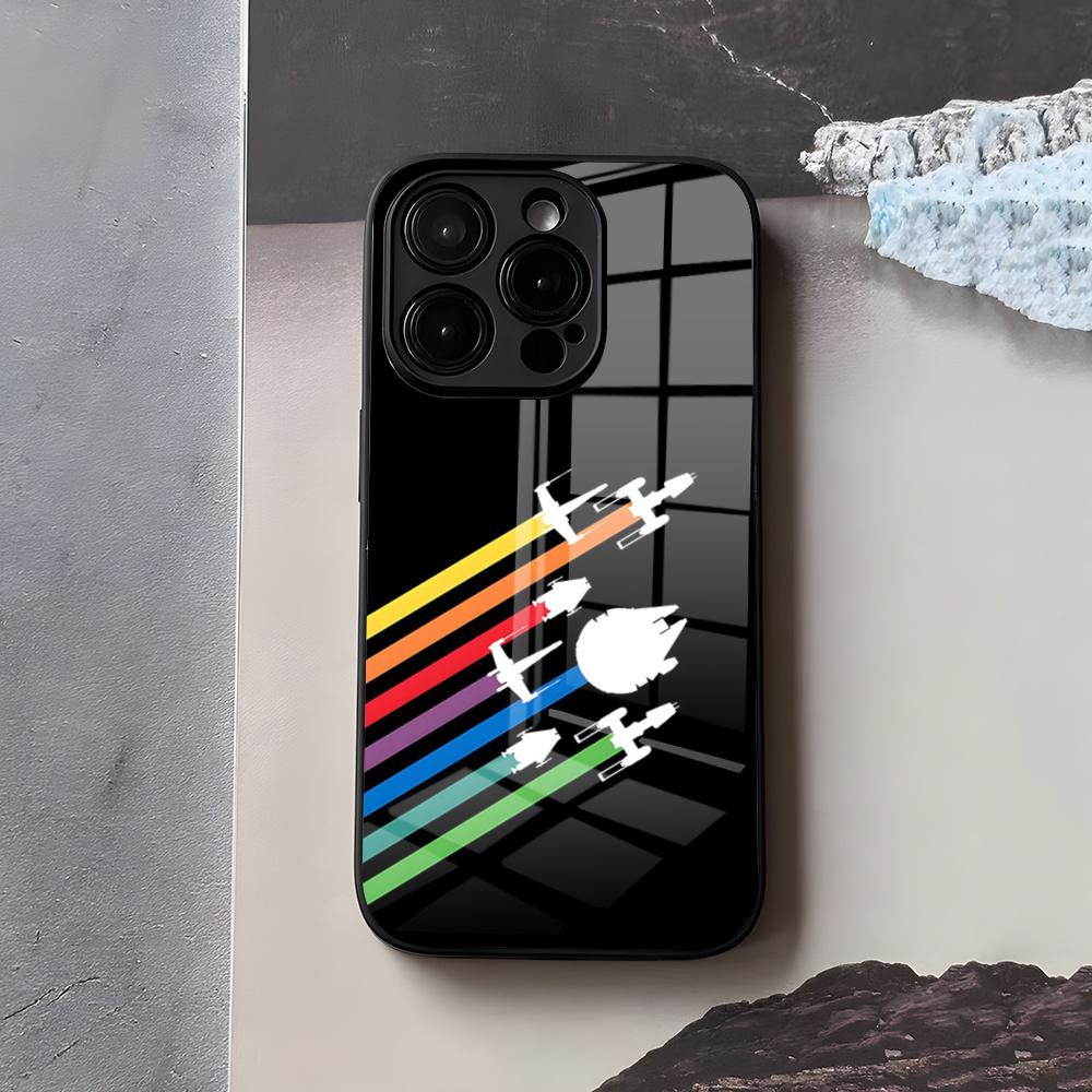 S-Star T-Trek Phone Case For IPhone 17 Air 16 E Pro Max 15 14 13 Mini 12 Pro 11 Max Plus Black Glass Cover