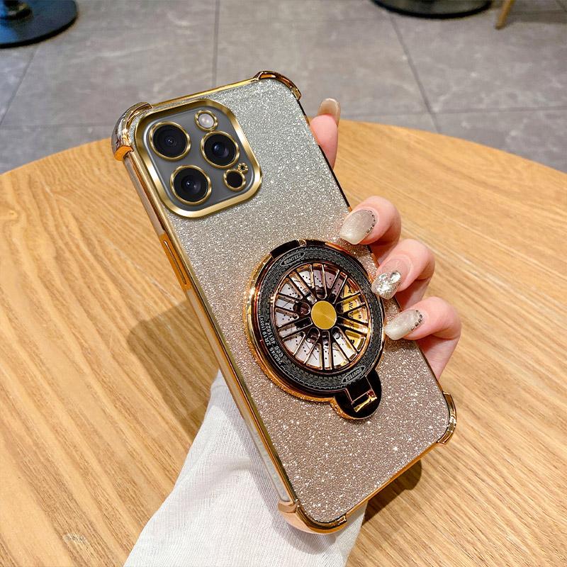 Glitzerverlauf Handyhülle Für Honor X80i X70 X70i X60 X60I X50 X50i X40 X40I X30i X20 X10 Pro Plus Hülle mit drehbarem Ringständer