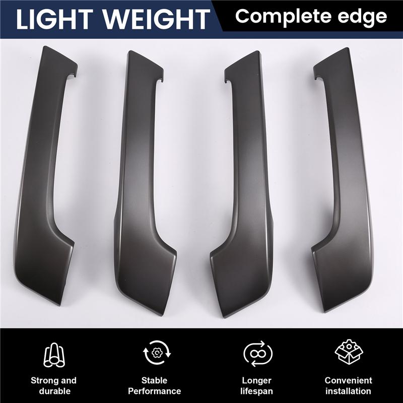 Door Handle Trim Cover Panel Pull Handle Interior Car Accessory For Toyota Prado LC150 2009-2018