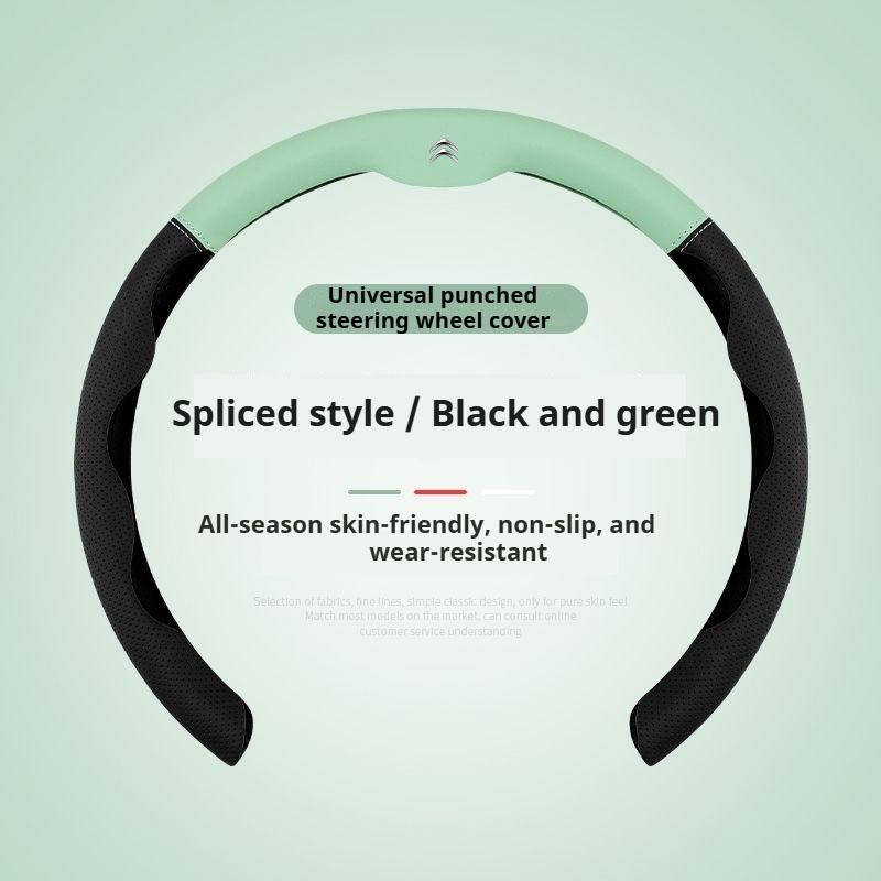 For Citroen C1 C2 C3 C4 C5 C6 VTS Xsara C-Crosser Berlingo Jumpy Anti slip breathable Car Steering Wheel Cover Auto Accessories ale256