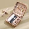 Cork Jewelry Storage Box Portable Travel Earrings Rings Necklaces Jewelry Prints Compartmentalized Storage Box YLE197