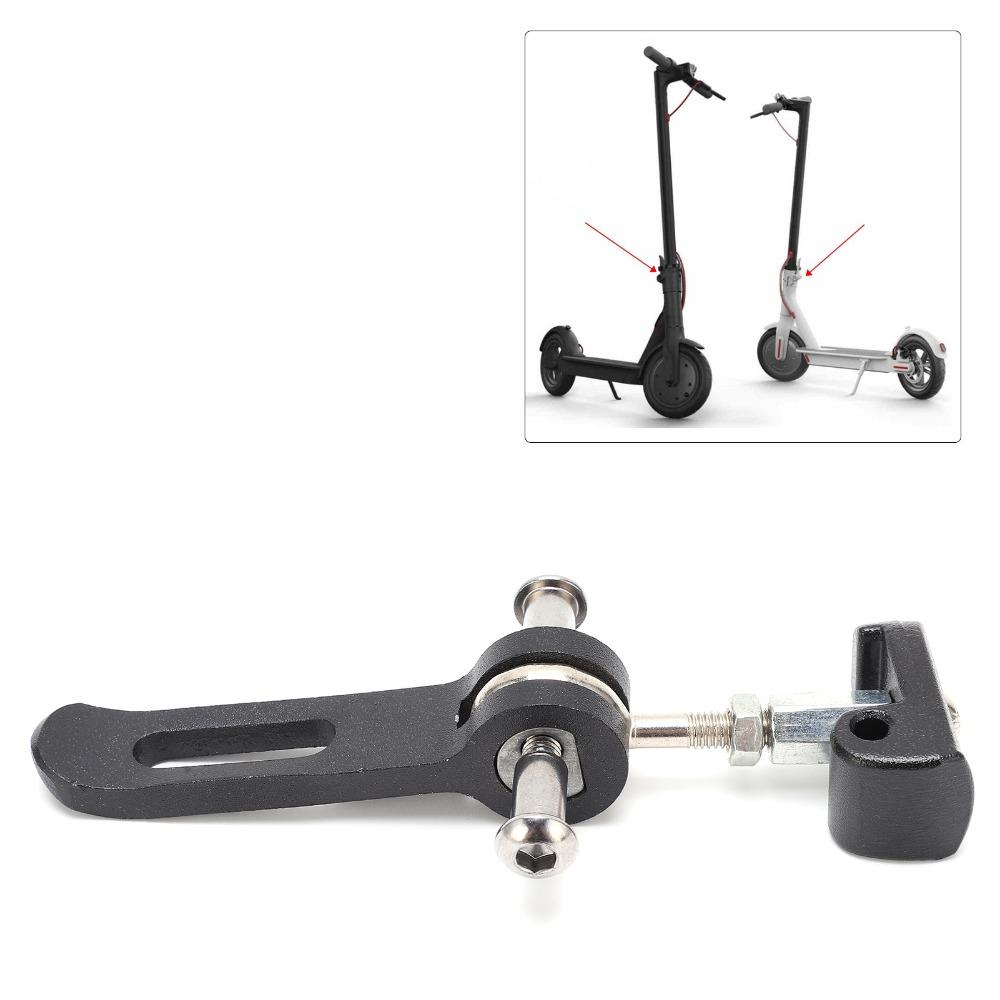 Aluminiumlegering Scooter Vikkrokar Vikbar Svart Elsparkcykelkrok Elsparkcykel Vikbar Krok Kit för Xiaomi M365
