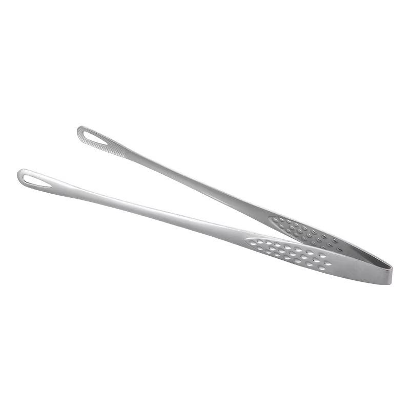 304 Stainless Steel Barbecue Tongs for Korean BBQ, Kitchen, and Buffet