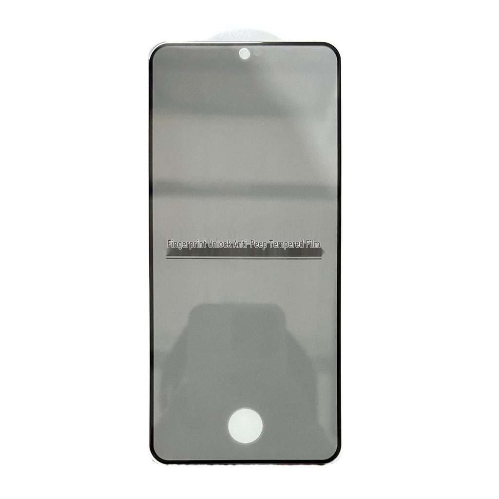 Explosion-Proof Privacy Screen Protector for OPPO Reno8/7 & Xiaomi 14 - Full Coverage, Fingerprint-Unlock Compatible Tempered Glass