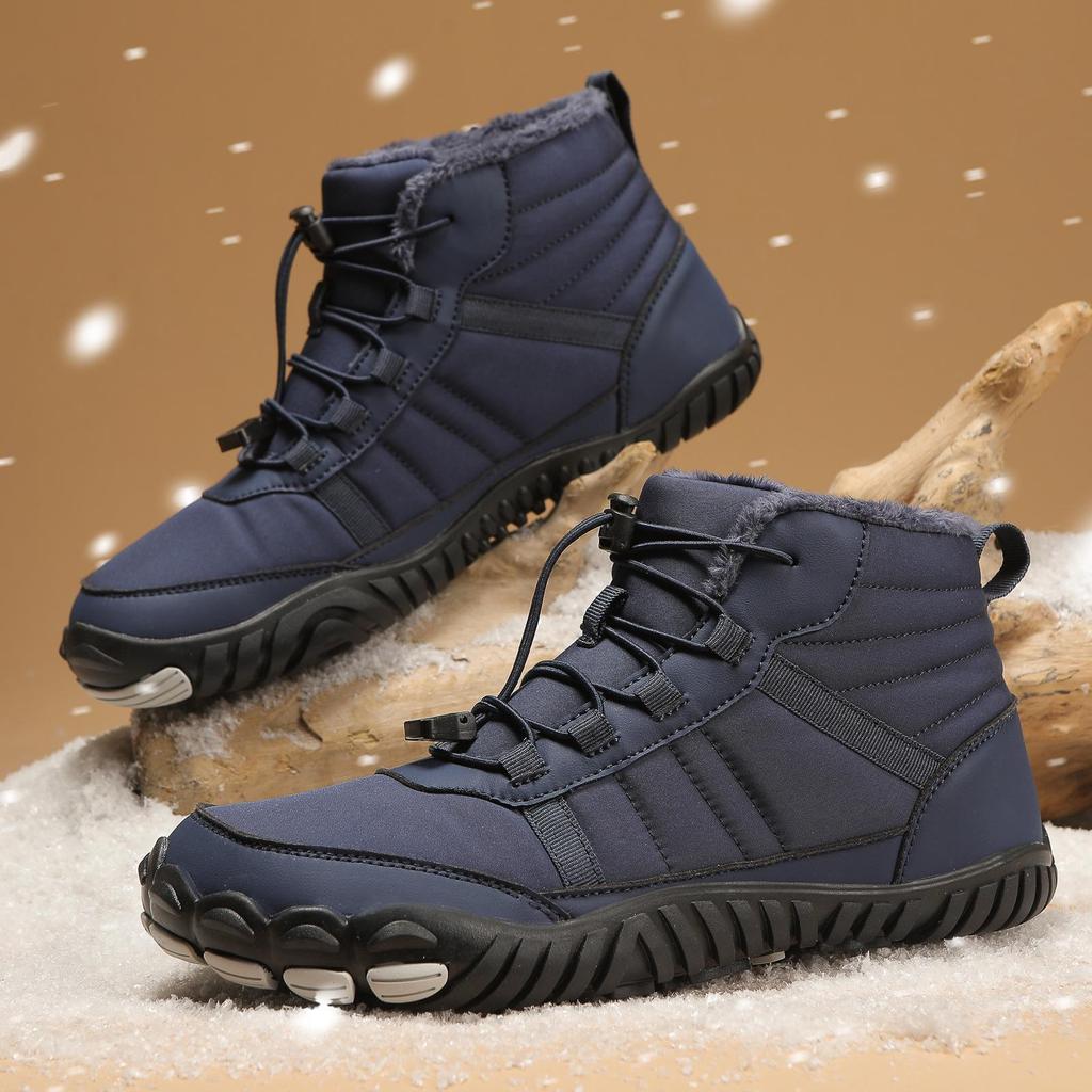 Unisex Waterproof Fleece-Lined Non-Slip Barefoot Snow Boots