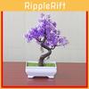 Trees Simulated Pine Artificial Green Plants With Pots Decoration Indoor