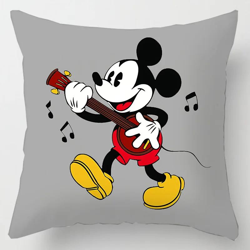 Disney Pillowcase Mickey Minnie Mouse Pillow Case \ Toys Home Decoration Gift 45x45cm