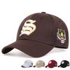 Fashion S Letter Side Tiger Embroidery Baseball Caps Spring and Autumn Outdoor Adjustable Casual Hats Sunscreen Hat