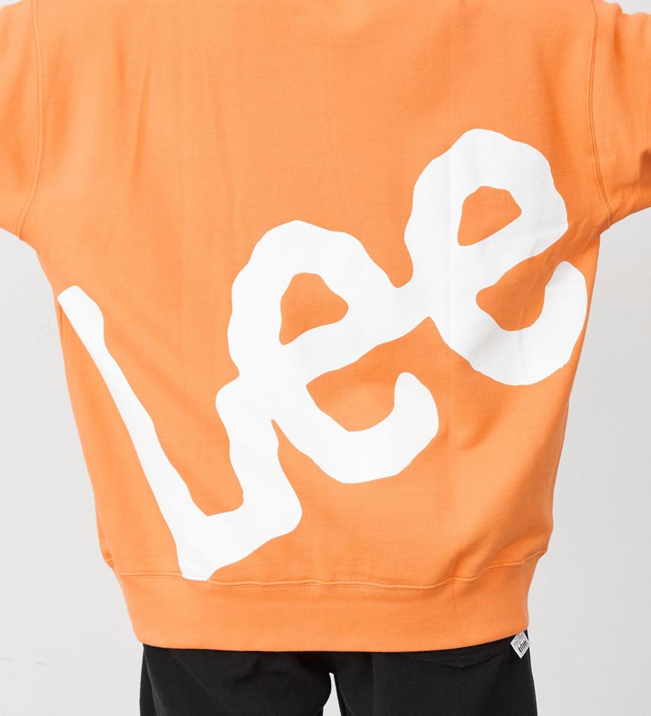 Lee Back Logo Orange Sweatshirt,