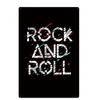Vintage Rock  Roll Tin Sign Metal Poster  Retro Wall Decor for Bar Pub Club Man Cave  Perfect Metal Plaque for Music Lovers