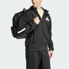 Adidas Sportswear Z.N.E. FW24 Logo Design Fashion Minimalist Hooded Long Sleeve Jacket Men Jacket Black JD5984