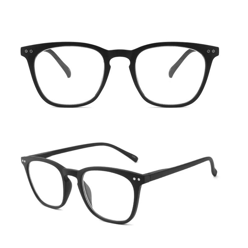 May Flower Square Glasses Frame For Men Fashion Reading Glasses Women Demi Color 1.5