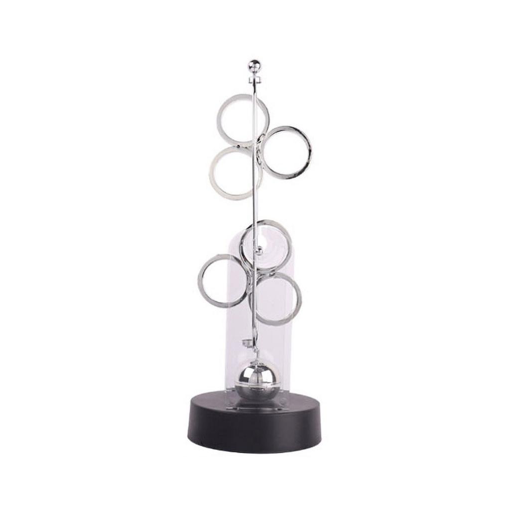 Large Electromagnetic Swinging Pendulum Physics Experiment Tool and Artistic Decoration Balance Pendulum Balls