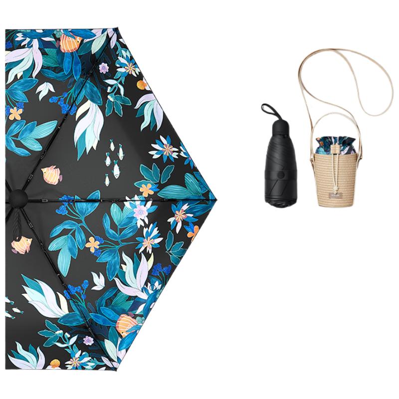 Beneunder Sun Protection Pocket Five-Fold Umbrella
