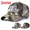 Cappellini da Baseball da Donna con Ricamo Stampa Lettere Preferite da Dio per Uso Esterno Regolabili Cappello Parasole Casual per Primavera e Autunno per Uomini e