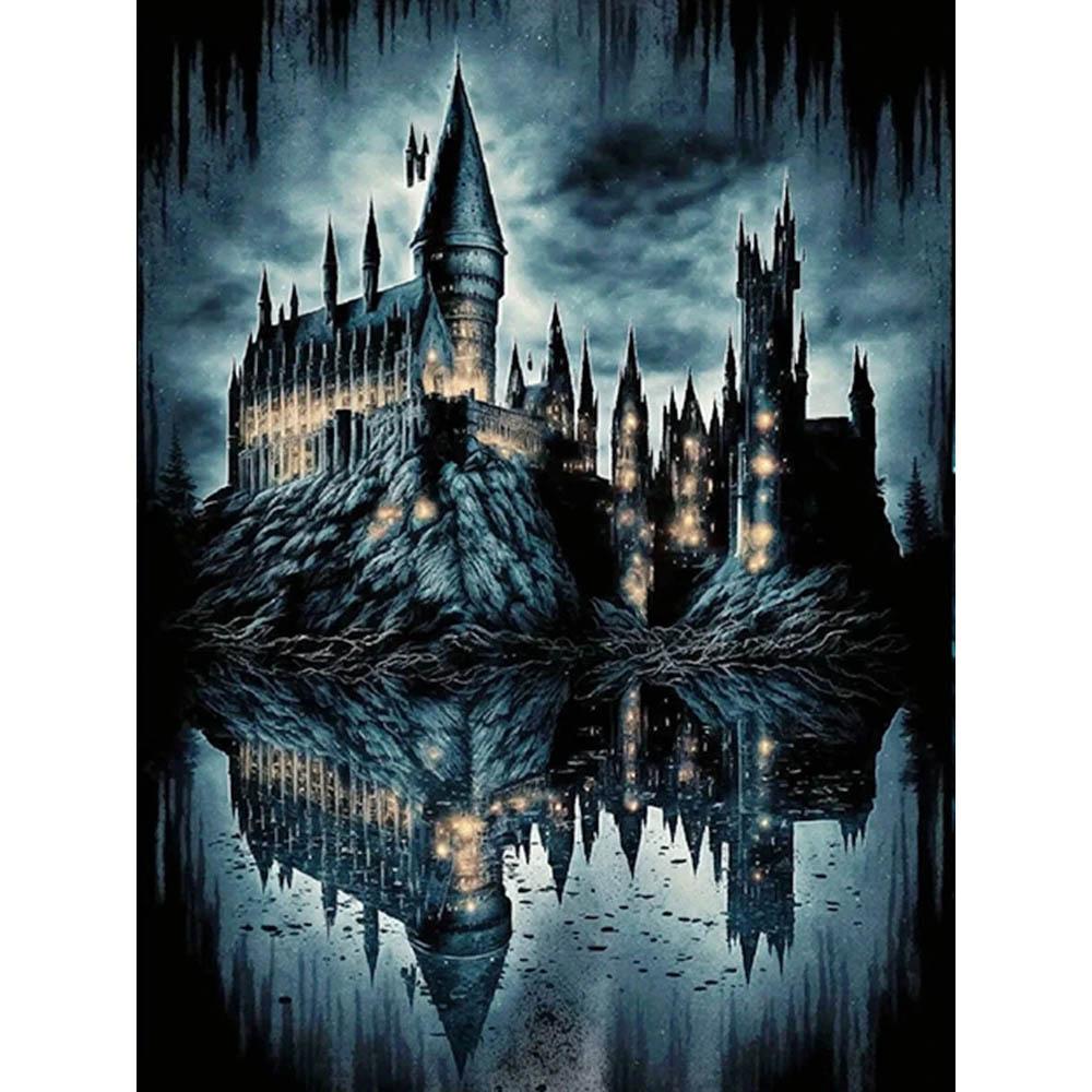 Harry Potter Magic School 5D DIY Diamond Painting Cross Stitch Castle Mosaic Embroidery Rhinestones Home Decor Kids Gift