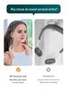 Rechargeable Bladeless Neck-Hanging Portable Mini Fan - Available in Green, White, and Pink.