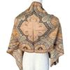 Used Beautiful condition ETRO large stole scarf, silk-wool, paisley pattern, 128x42cm
