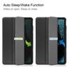 Voor Nokia T20 Drievoudige Houder Custer Textuur Lederen Tablet Hoes