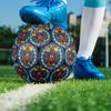 Music Violin Harmony Round Football Size 5 Adult Ball Suitable for Training Matches and Outdoor Team.