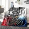 Leo Messi Artwork Blanket Ultra-Soft Great for Office Livingroom Sofa All-Season Use Playful Design Perfect Gift for Relatives and Friends