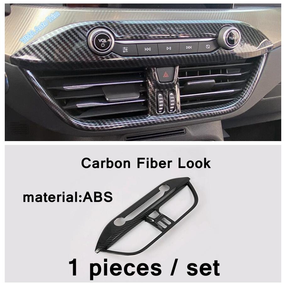 For Ford Focus MK4 - Carbon Fiber Front Interior Accessories Car Air Vent Outlet Cover Trim Air Conditioning AC Vent