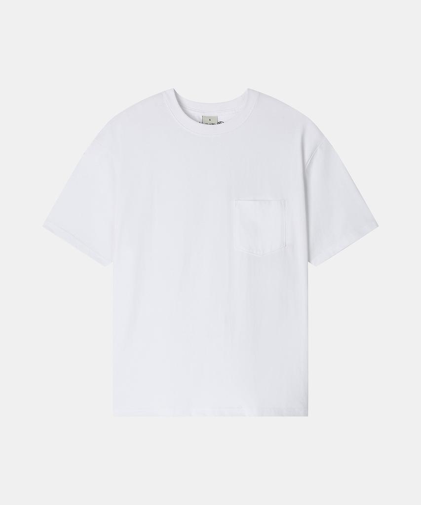 Delma Classic Pocket Signature Cotton Short Sleeve - White