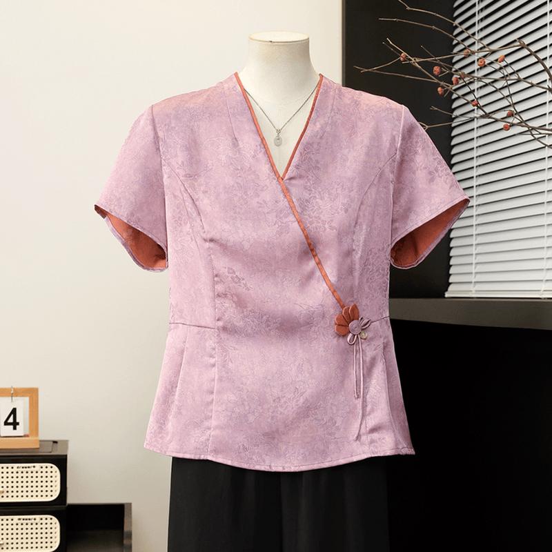 Middle-Aged Women's New Chinese Style Summer Top