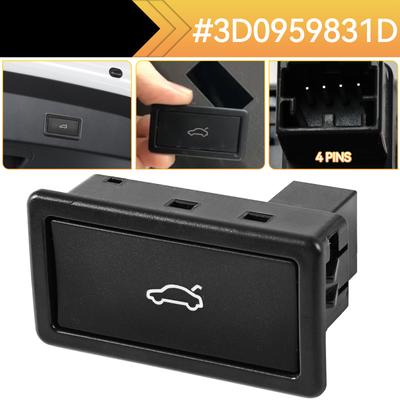 Elektrické tlačítko spínače zámku víka kufru VHODNÉ Pro A4 B8 A6 C7 A8 Q5 Q7 VW Passat Octavia Superb Octavia Seat Ateca 3D0959831D
