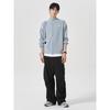 8seconds Color Block Two-Way Zip-Up Cardigan Sky Blue