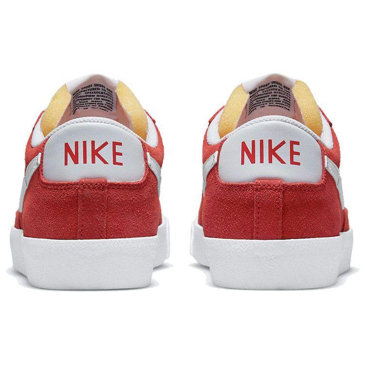 Nike Blazer Low 77 University Red Men Sneakers White DA7254-600