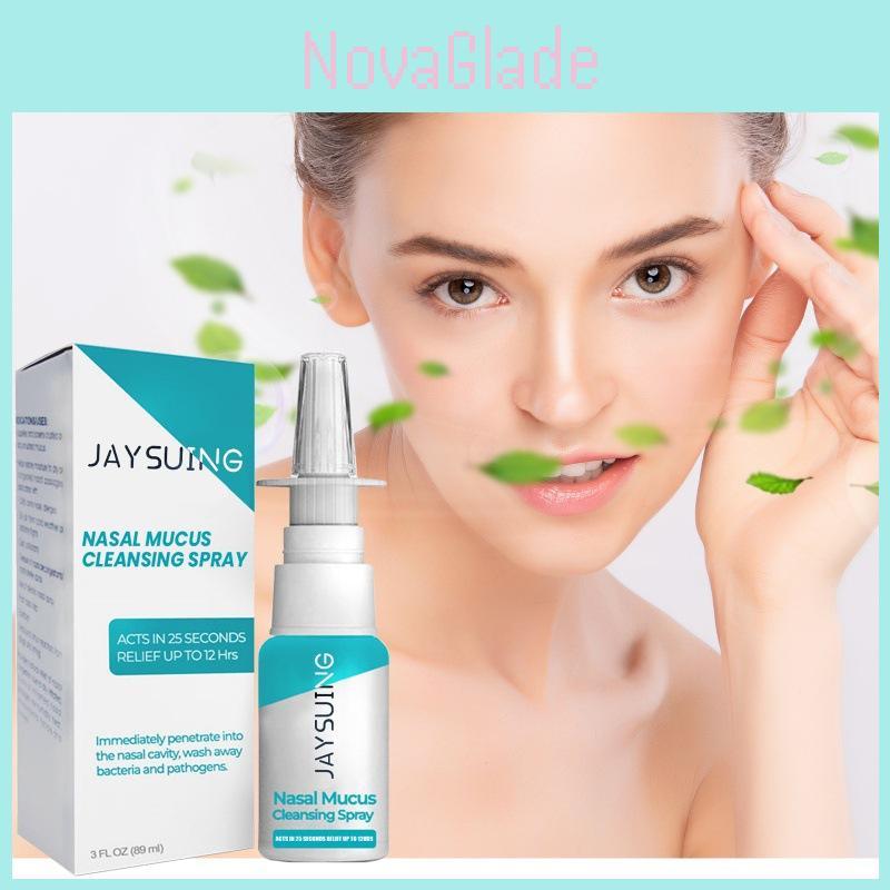 Jaysuing Nasal Cleansing Spray Soothing Formula For Blocked Nose And Nasal Discomfort 89ml