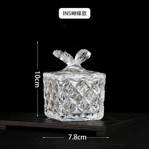 

Европейская полосатая стеклянная банка для хранения орехов, коробка для конфет, хрустальная стеклянная банка с крышкой, подсвечник для ароматерапии, контейнер для еды