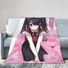 Фланелевые одеяла Ame Angel-Chan Для нуждающейся девушки Передозировка Модное плед для дивана постельного белья гостиной 200X150 см Покрывала