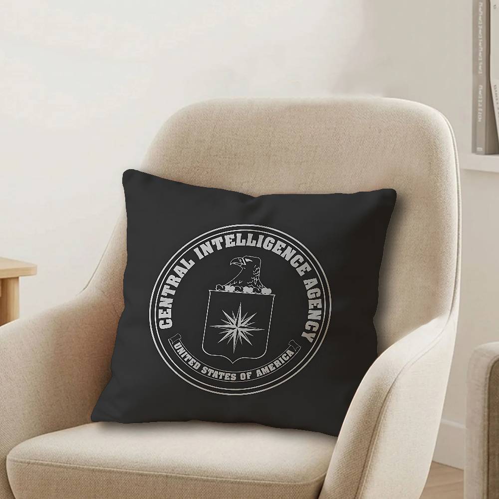 CIAs logo Personalized Pillow Cover Kids Bedroom Wild Party Decor Pillowcase kid Birthday shower Gift