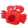 Lovely Taiyaki Crab Shape Cotton Earflap Beanie Cap Hat Costume Parties Supplies