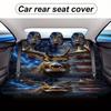 Set Of Car Seat Covers Featuring A Patriotic Deer Design, Suitable For A Variety Of Vehicles. Stylish And Personalized, These Co