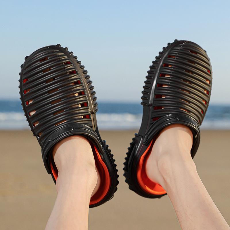 Summer Men Sandals Clogs Outdoor Casual Beach Slippers Breathable Hollow Water Sports Shoes Flip Flops Male Swim Aqua Sneakers