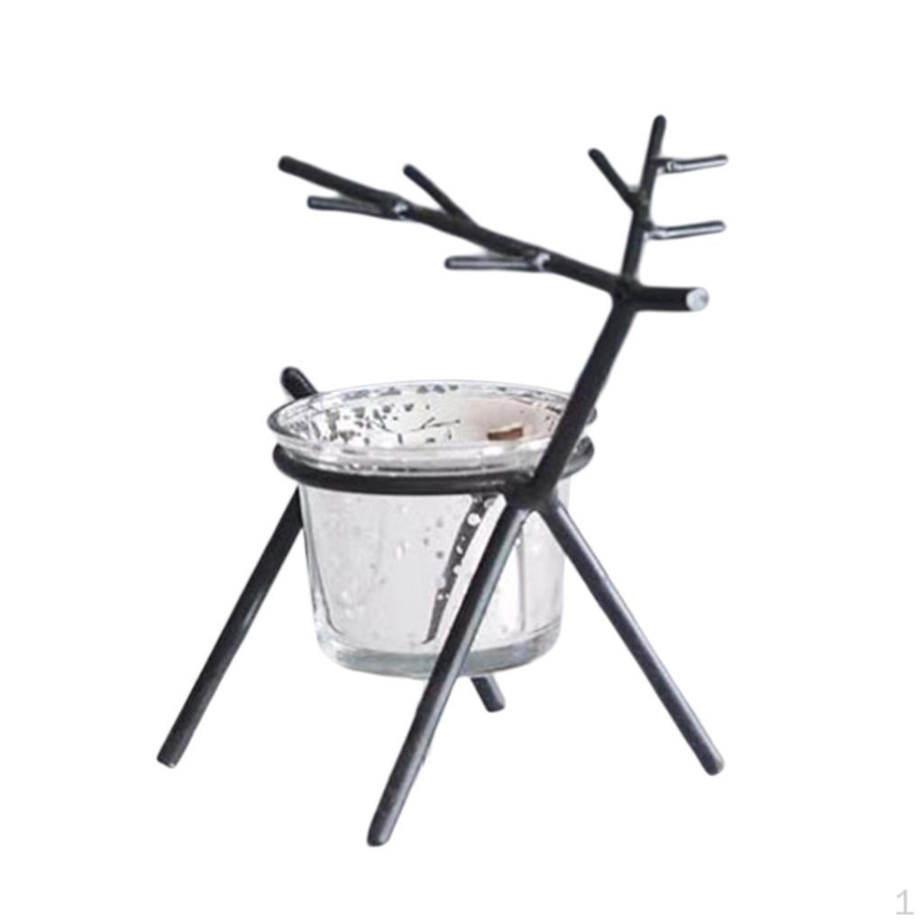 Reindeer Candle Holder Indoor Home Decoration Table Centerpieces