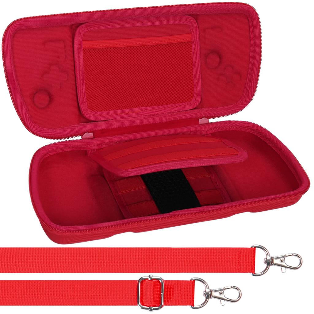 Armazenamento Exclusivo Compatível Hori Grip Controller para Nintendo Switch Split Pad Vermelho [Estojo Aenllosi] Pro/Compacto (Somente caso)