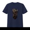 T-SHIRT NERA OPETH TREE Design Gotico Unico con Stampa Dettagliata e Simbolica per la Moda Uomo vintage Lavata Elasticizzata