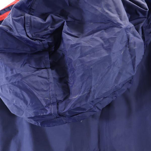 Adidas 80s Vintage Silver Tag 3 Lines Windbreaker M Navy Sports Jackets Men's Used